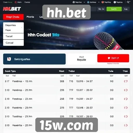 Apostas esportivas em destaque no hh.bet